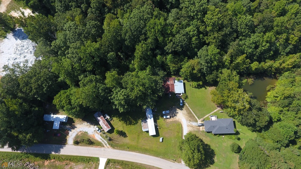 The picture shows the brick house, apartment, and 