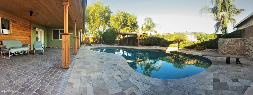 Pool and covered patio