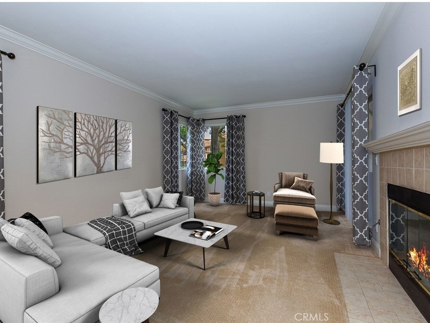 Spacious Living Room (Virtually Staged)