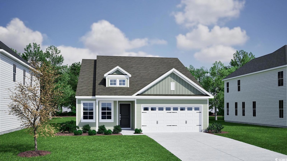 View of front of property featuring board and batt