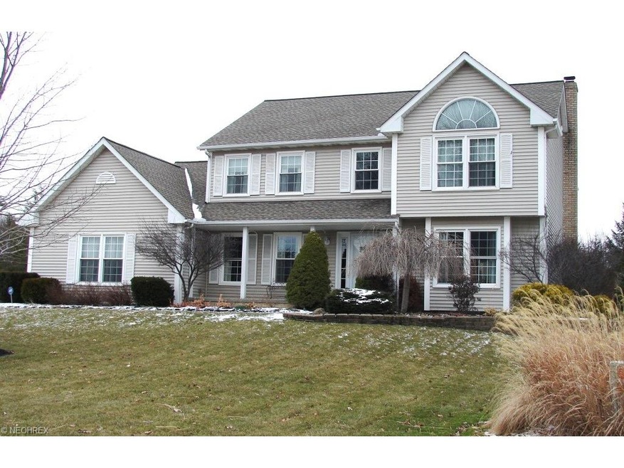 front of home w porch