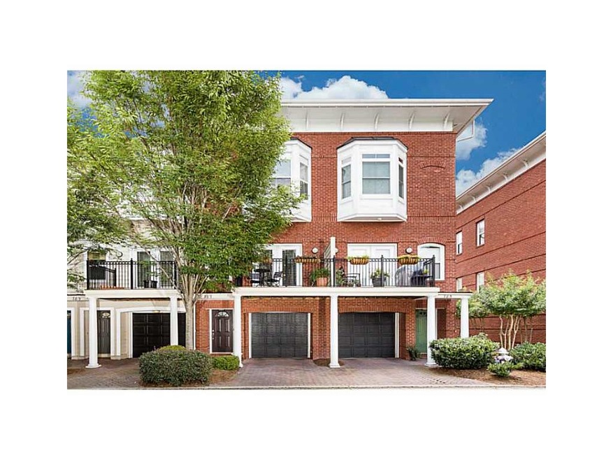 Exterior Front. Brick Front Townhome.
