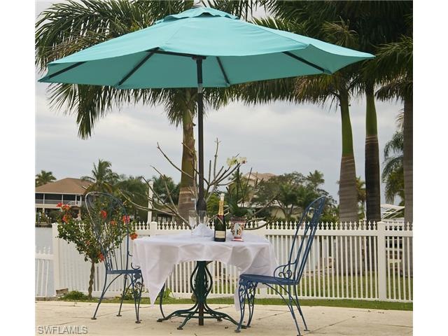 On your beautiful Deck overlooking the canal