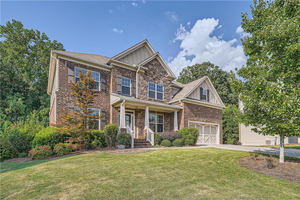 Craftsman house featuring board and batten siding,