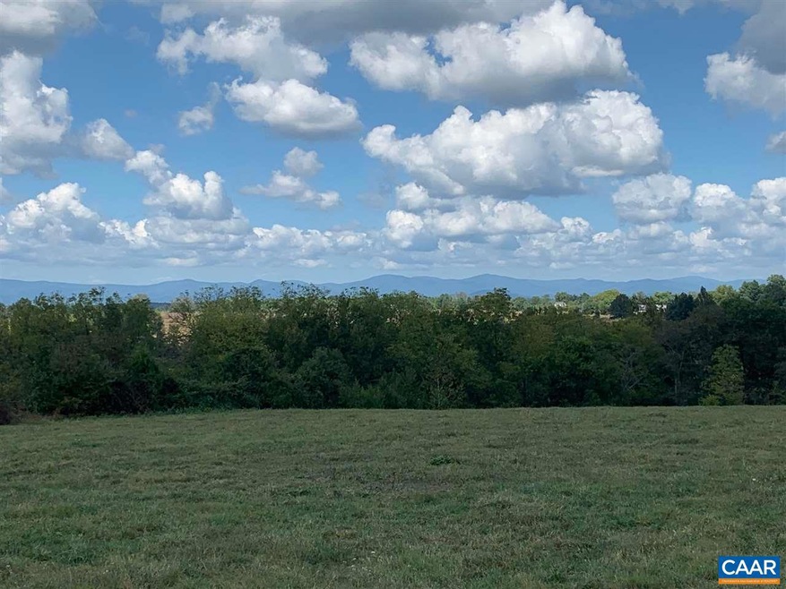Gorgeous elevated private building site with stunning Blue Ridge Mountain views