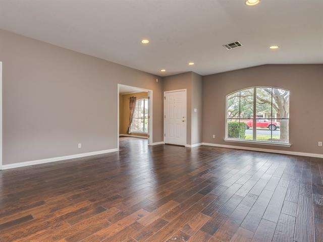 Gorgeous hand-scraped hardwoods thorough most of t