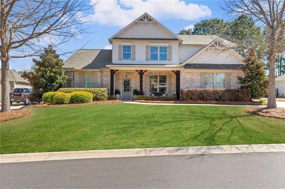 Beautiful brick front accents!