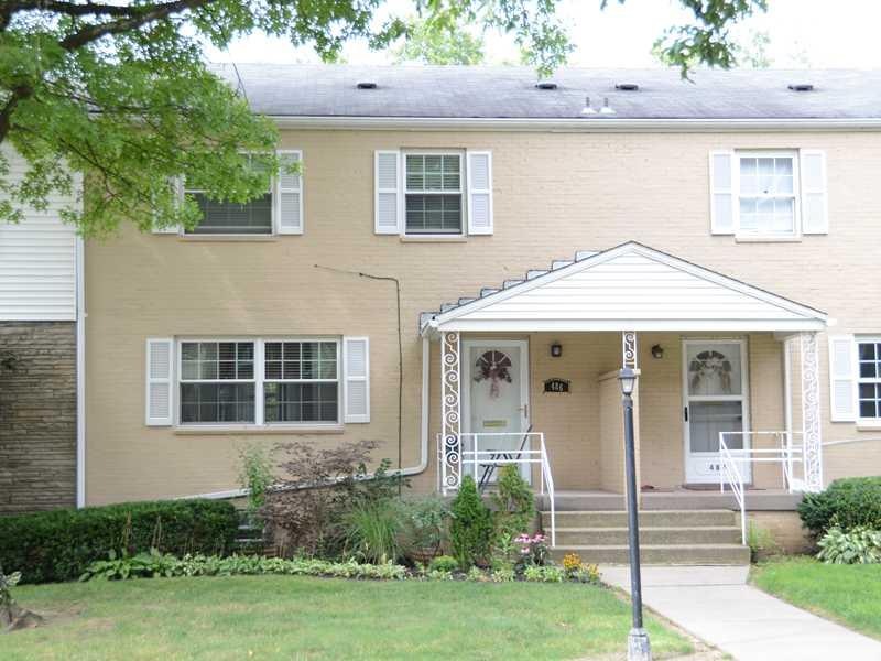 Exterior Front. Attractive all brick townhome. Jus