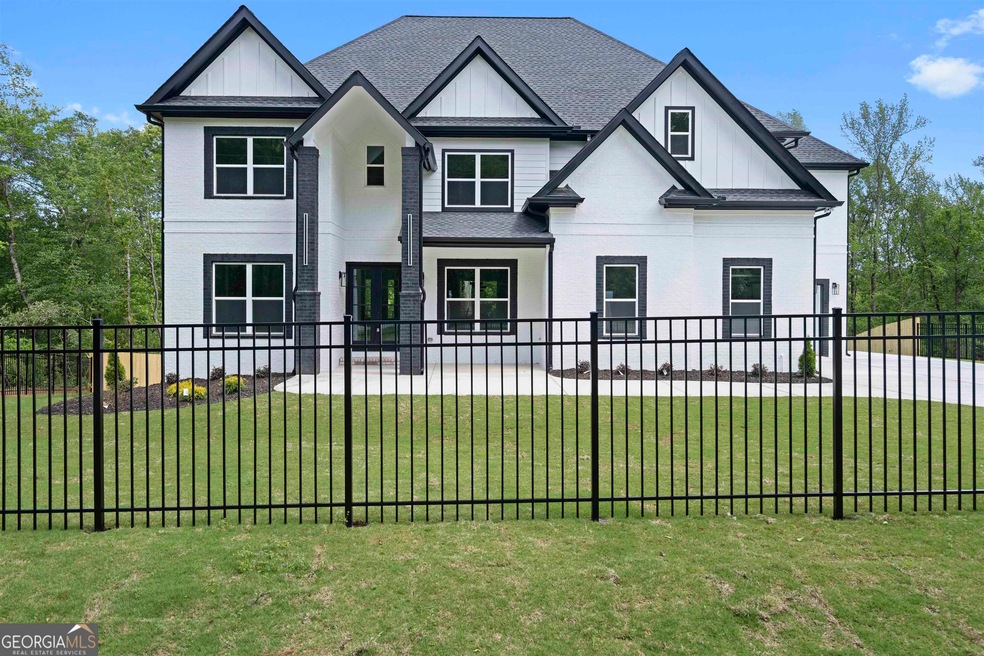 Fenced and gated new construction property
