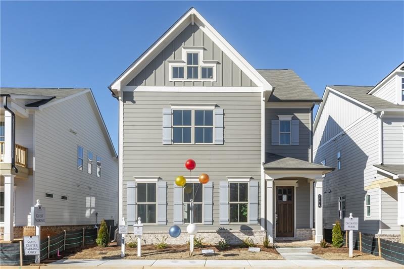 The beautiful front elevation of our Campbell Floo