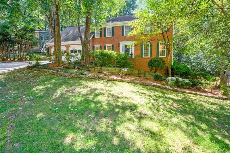 Wonderful brick-front home on large corner-lot in 