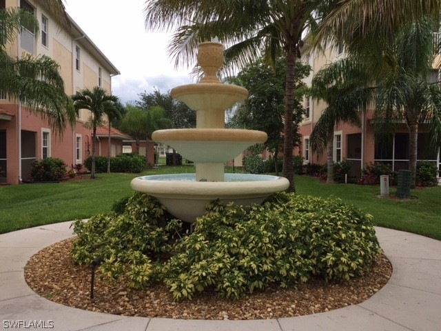Beautiful fountains with soothing waterfalls in th