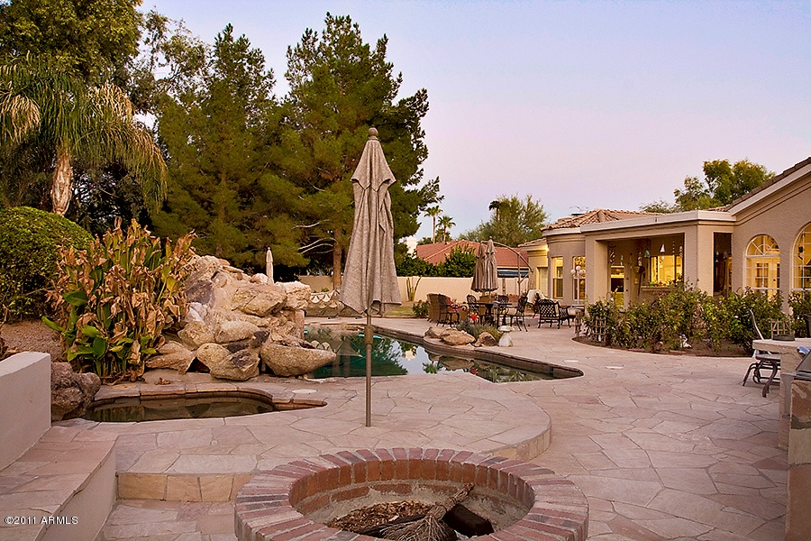 Firepit, Spa, Pool Area