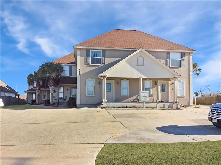 Exterior front of condos