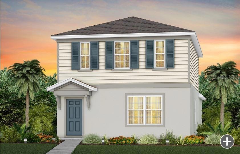 Exterior Design. Artistic rendering for this new construction home. Pictures are for illustrative purposes only. Elevations, colors and options may vary.
