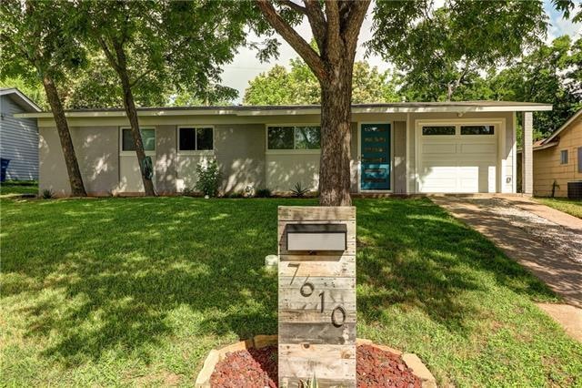 Front exterior of this gorgeous updated home in 78
