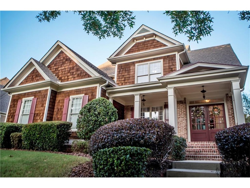 Beautiful cedar shake/brick exterior