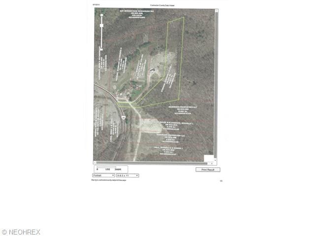 entrance to 10 ac. is flagged with orange ribbon o