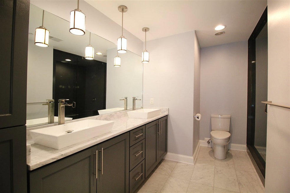 This recently remodeled master bath is stunning!