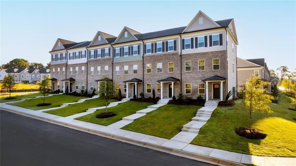 Multi unit property with a front lawn