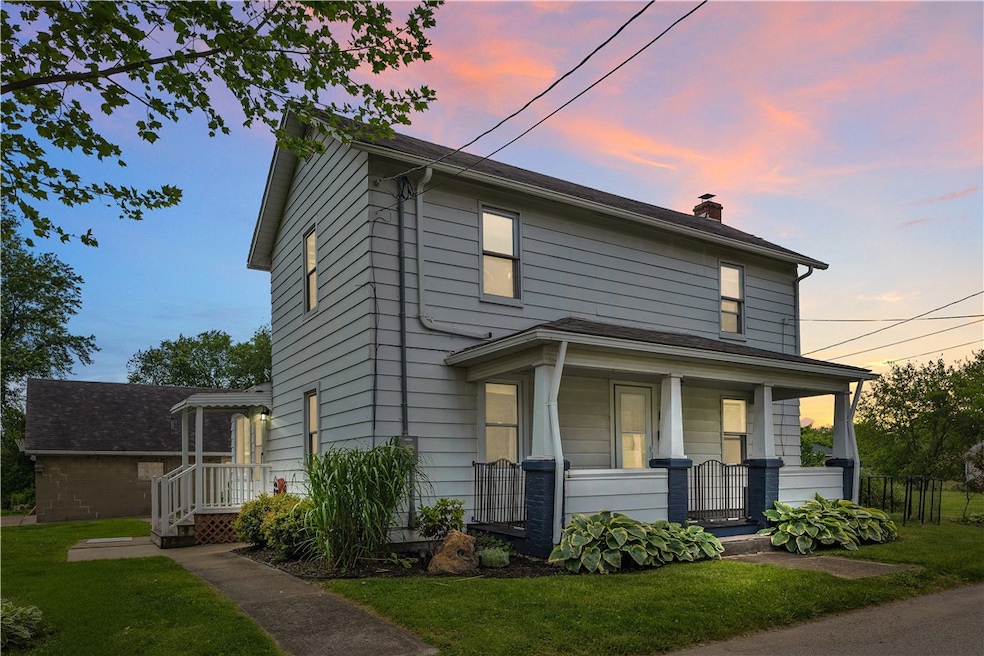 This remodeled farmhouse is perfectly situated in