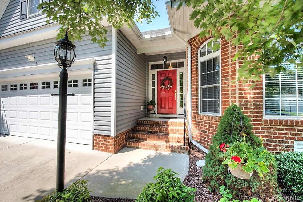  Brick Front Porch & Bay Palladian Windows