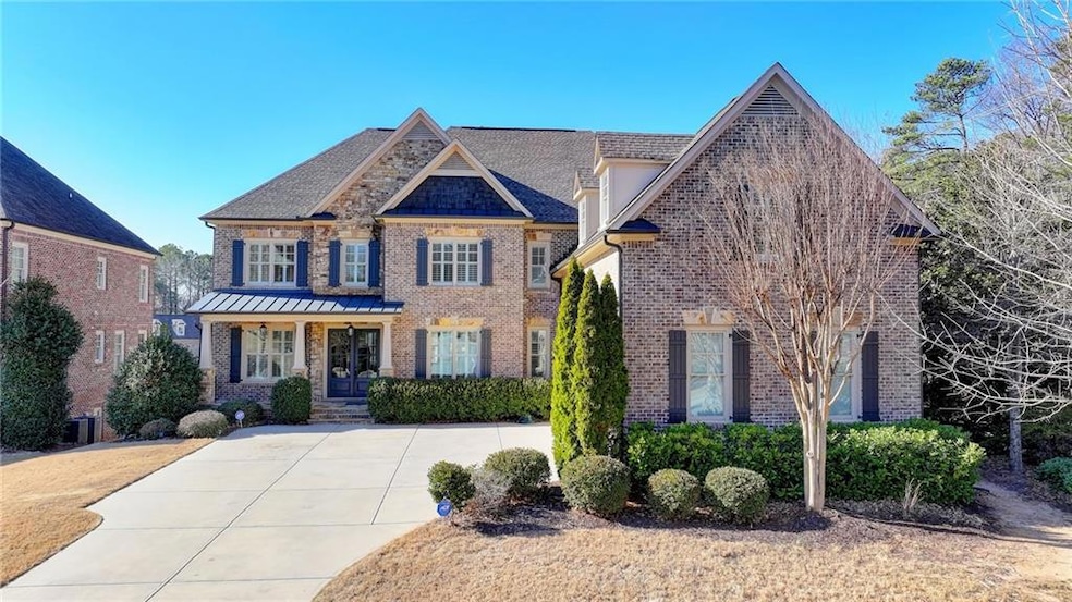 View of front of property featuring covered porch,