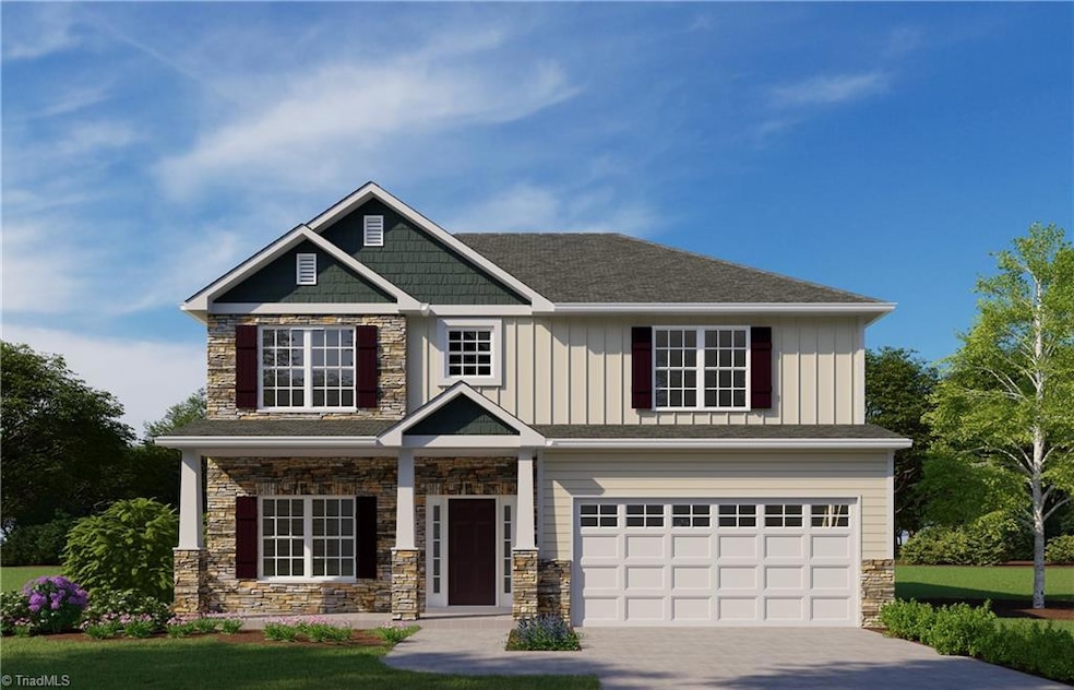 Rendering of home under construction.