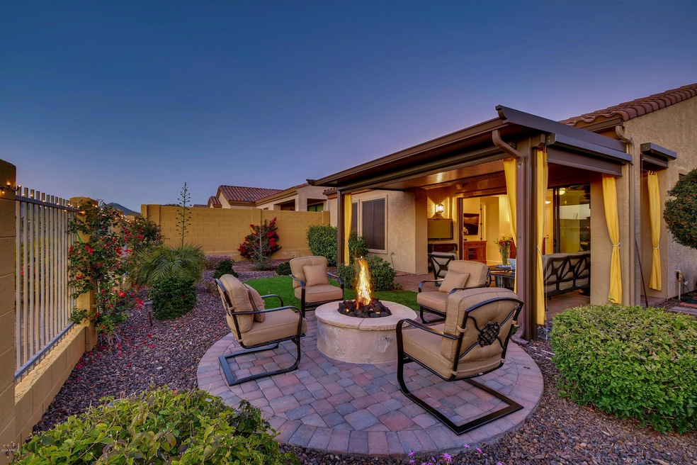 Exterior Rear Yard with Firepit
