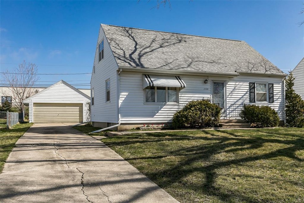1.5 story with 20 x 24 detached garage.