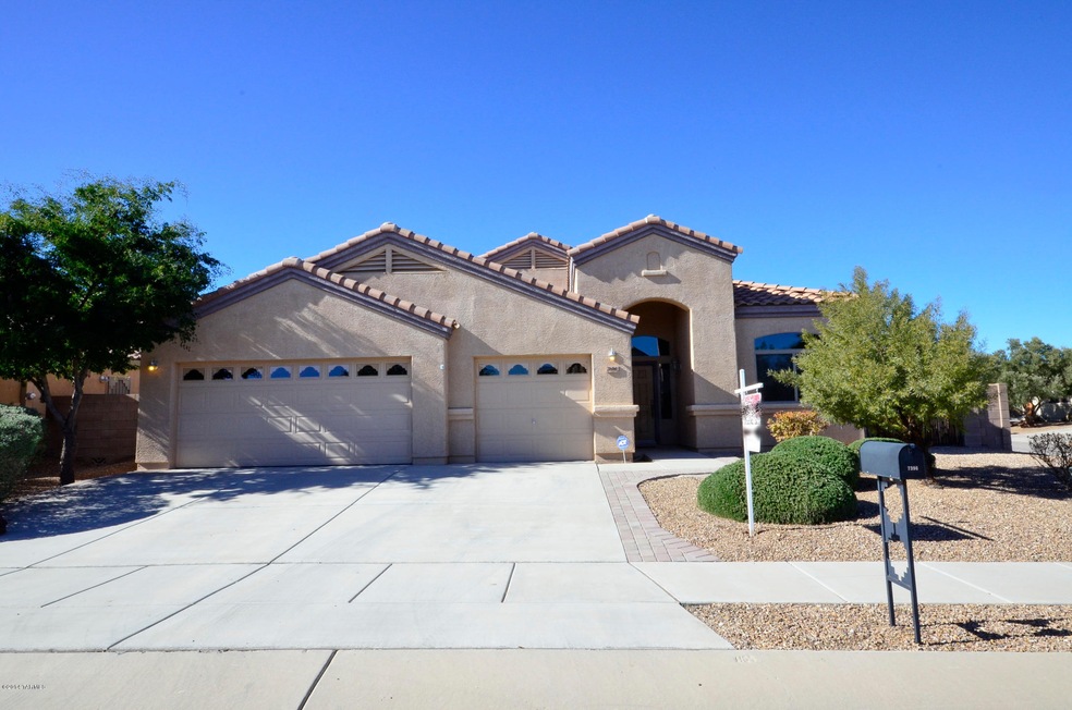 Front of home on lrg corner lot