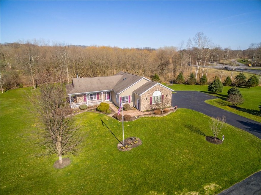 This is one-floor country living at its best on a 