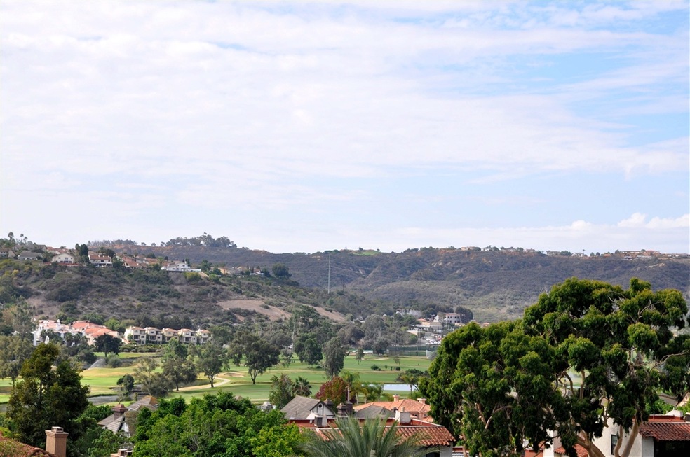 View looking south west across the valley and La C