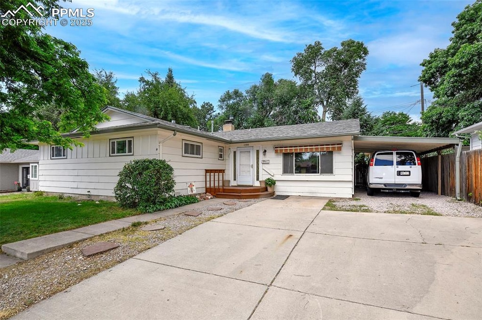 Front Of Home With View Of Front Porch & Front Door
