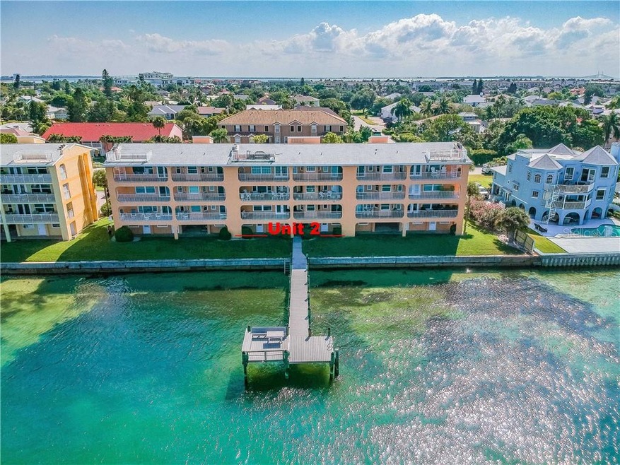 Private 50' long balcony on 1st floor of Unit; Ove