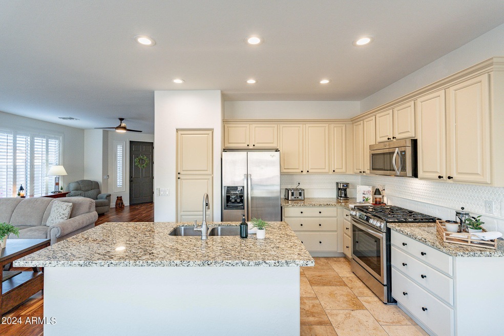 Newly converted gas range