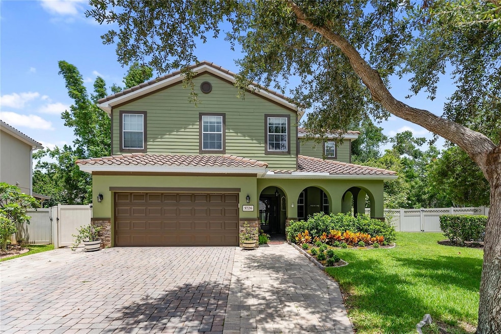 Spacious and paved driveway