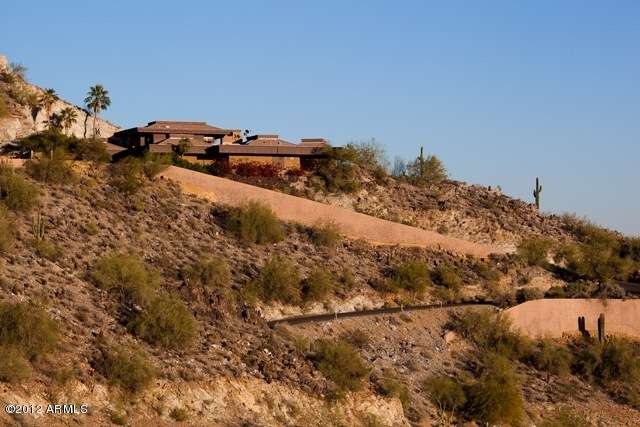 House on hillside