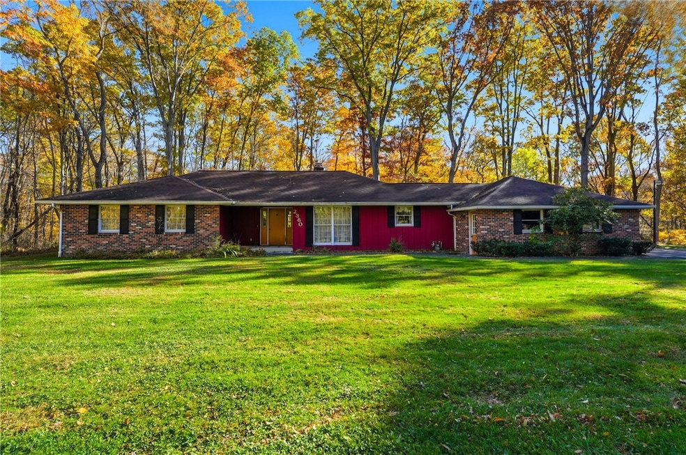 Welcome home to this spacious 3 bedroom, 2 bath ranch nestled in a private lane with 5 acres and a barn in Hermitage.  There lot is wrapped with a creek on the back and side of the property, a shed, 2 car attached garage and a barn with utilities and tons of storage.