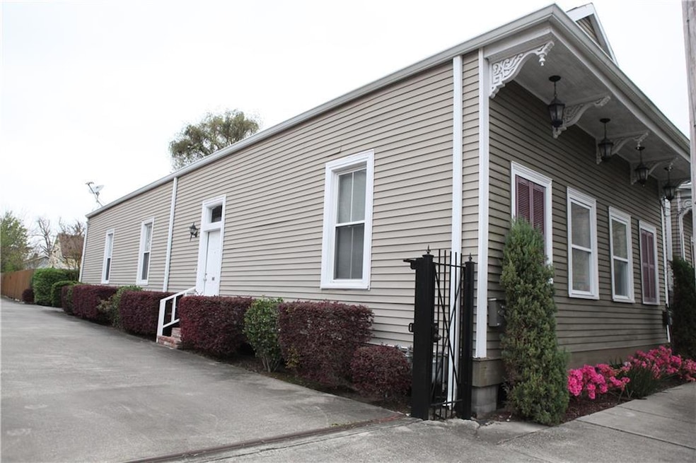 Property exterior with open gate