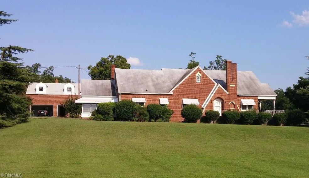 The unique brickwork on this home makes it stand out.