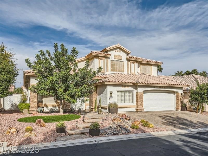 Mediterranean / spanish-style house with stucco si