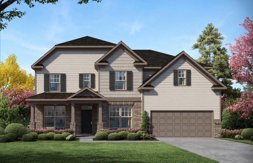 Color Rendering. Not actual home. Sample same plan