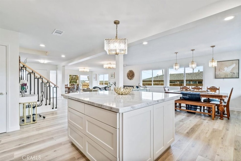 Taj Mahal Quartzite Stone Counters and Backsplash