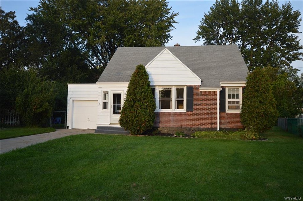 Maintenance free exterior with attached garage on 