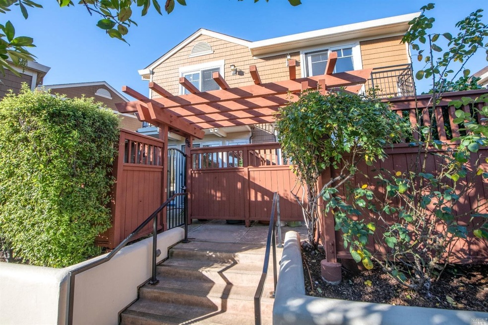 Private, gated entry