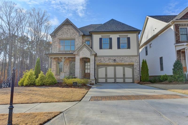Gorgeous 4 sided brick home.