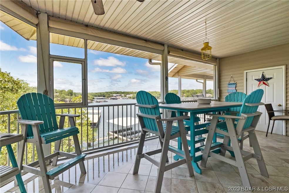 View from screened in deck.
