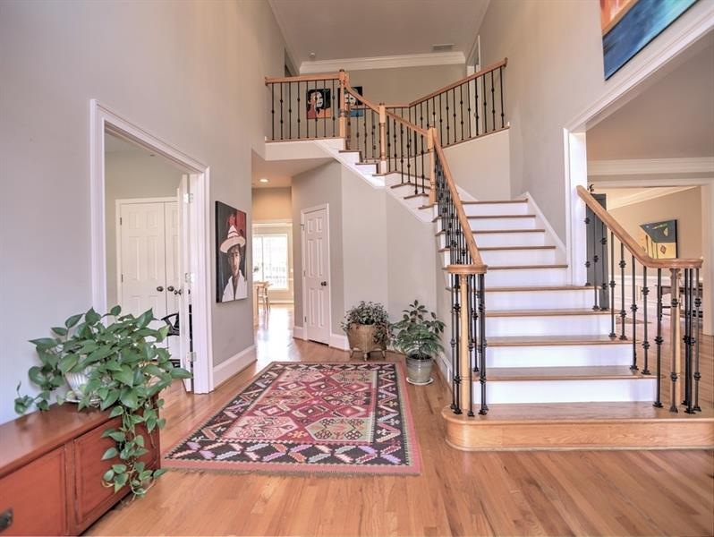 Beautiful two story foyer!