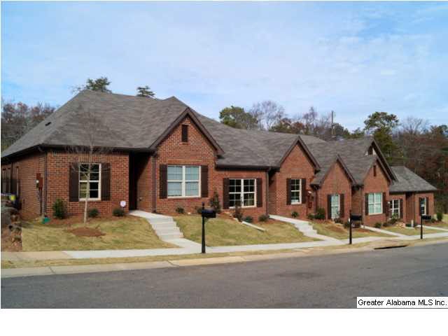 Tyler Crest townhomes, brick exterior, one-level l